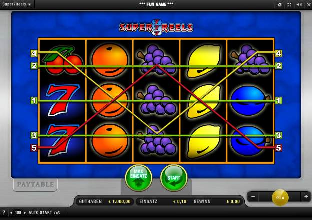 Super 7 Reels kostenlos spielen