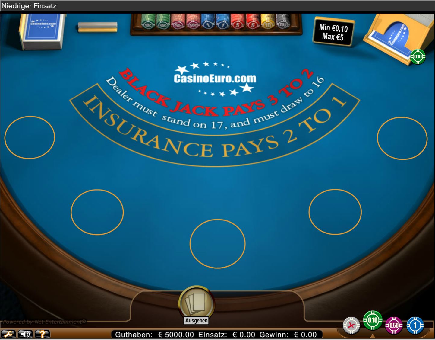 Black Jack Regeln