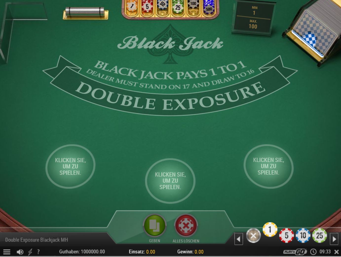 Europäisches Blackjack
