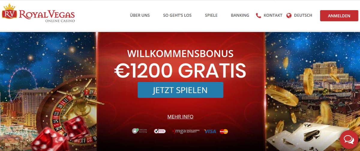 Royal Vegas Casino Bonus