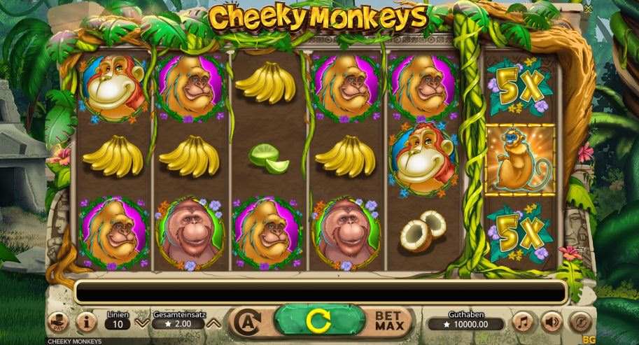 Cheeky Monkeys - Der affenstarke Video-Slotautomat 1
