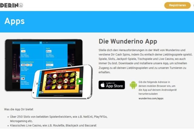 wunderino mobile app