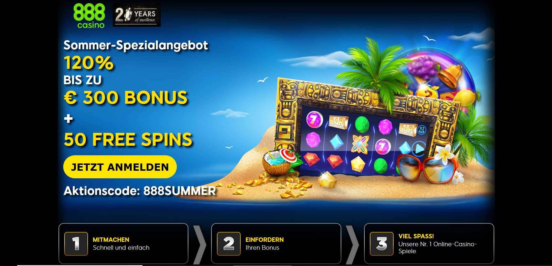 888 casino 20 euro gratis