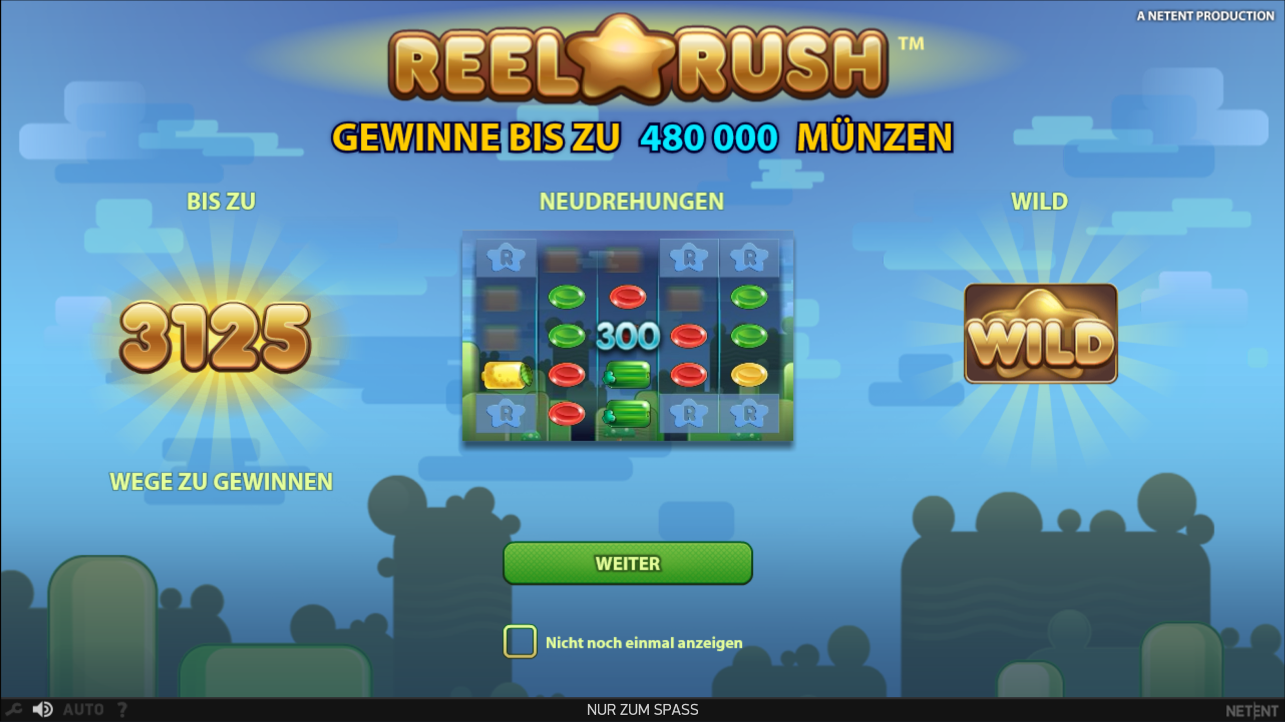 Reel Rush – Erweiterung des Spielfeldes durch Neudrehungen