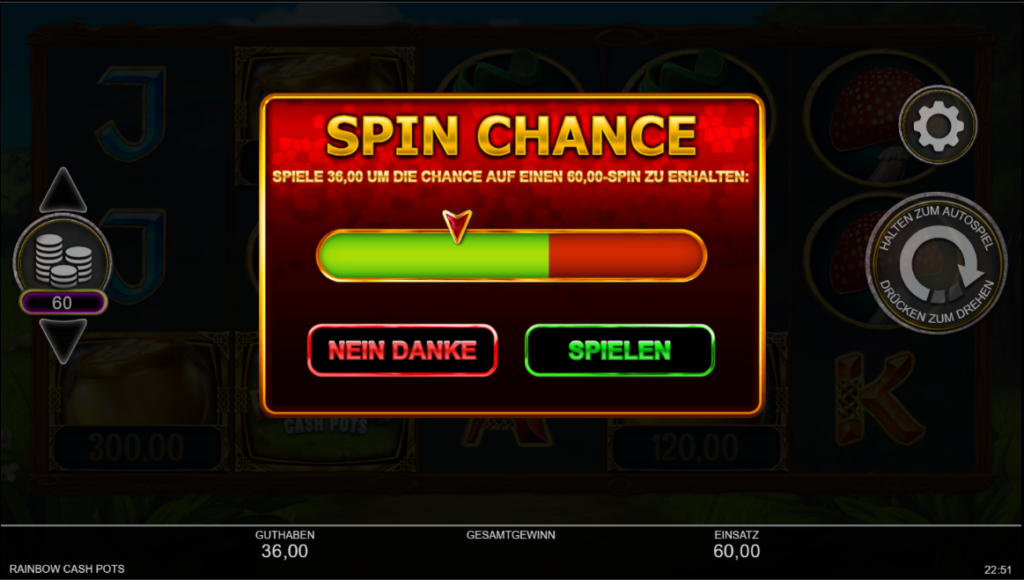 Spin chance