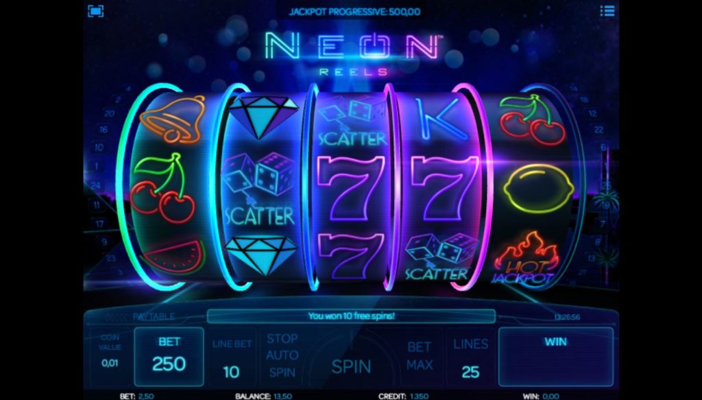 Neon Reels kostenlos spielen 3