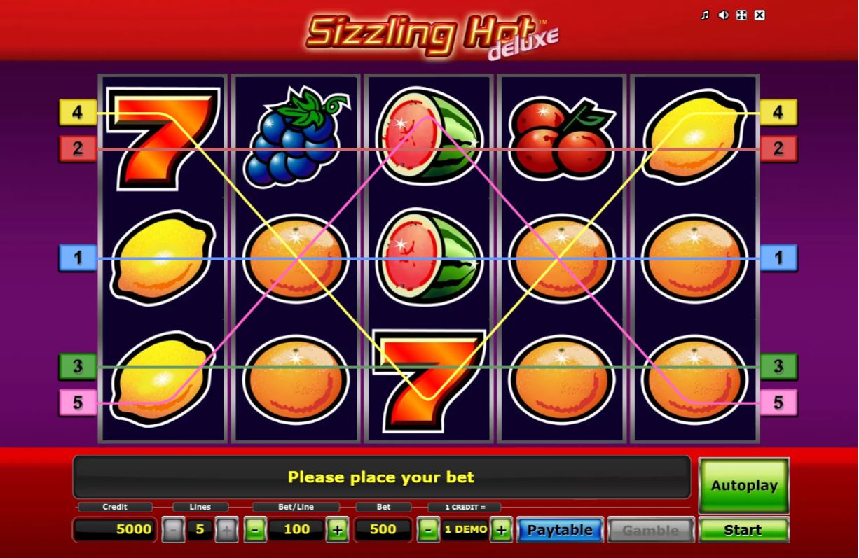 Sizzling Hot kostenlos spielen