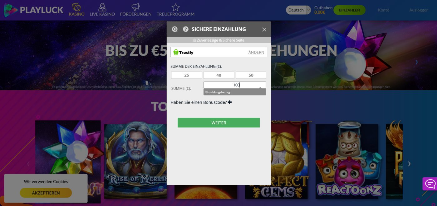 Playluck Bonus