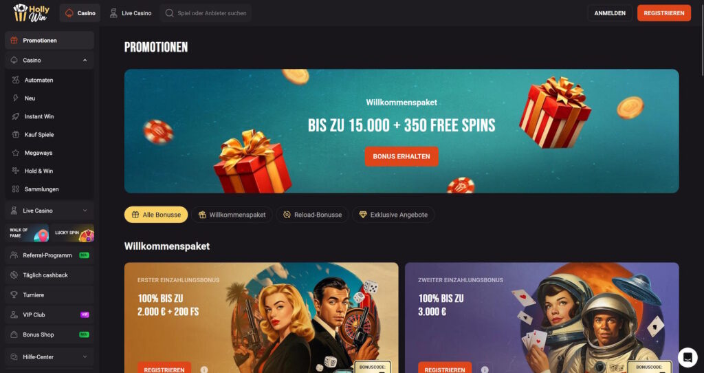 Hollywin 6 Hollywin Bonus