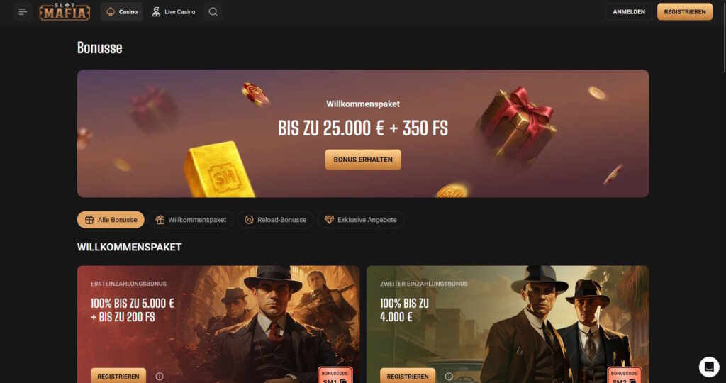 Slotmafia 7 Slotmafia Bonus